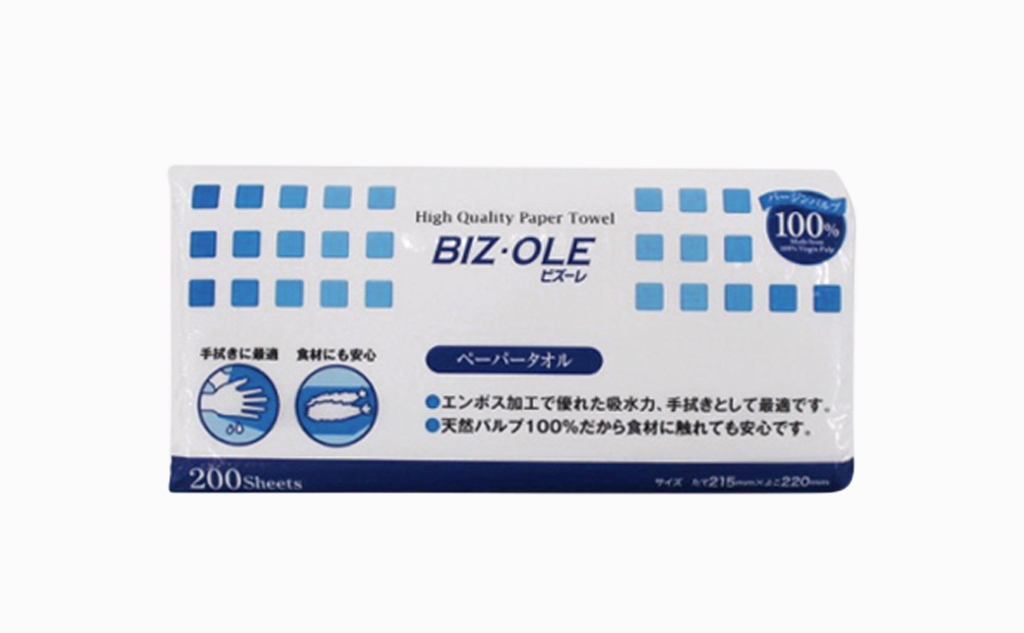 BIZ･OLE-ビズーレ-ペーパータオル｜30個入り