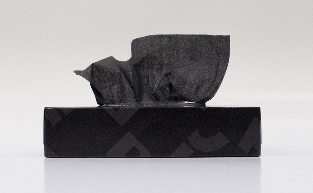 BLACK TISSUES｜20箱入り