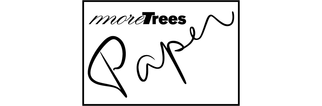 more treesの森の木材を使った原紙more trees paper