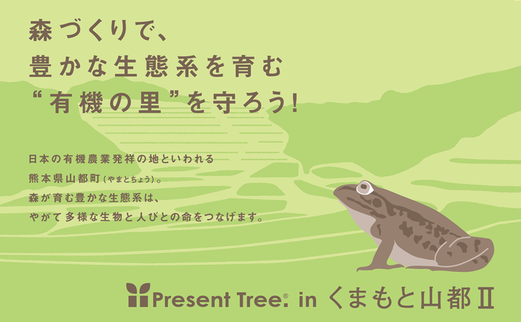 Present Tree in 熊本山都｜植樹ギフトセット(熊本県山都町)