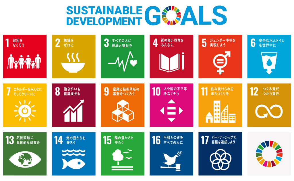 SDGsポスター（17のアイコン 日本語版）