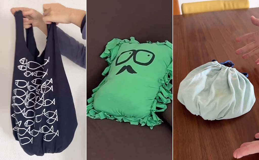 サステナママさくらの使い捨てない暮らし_Tシャツリメイクアイデア