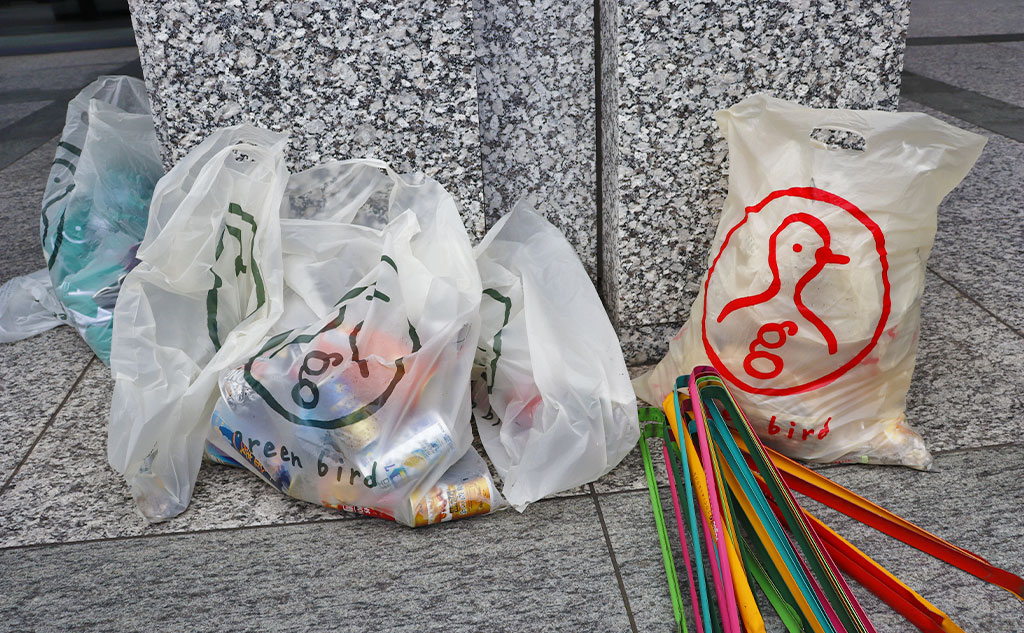 グリーンバード日本橋チームのごみ