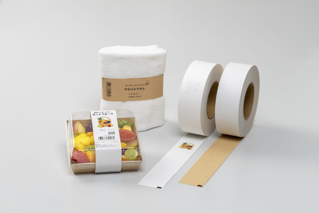 ダイレクトサーマル印字可能な、紙製結束サーマルバンド「ペーパックⓇサーマルバンド」新発売