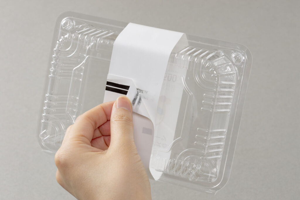 接着性・開封性・切断性を兼ね備えた製品②