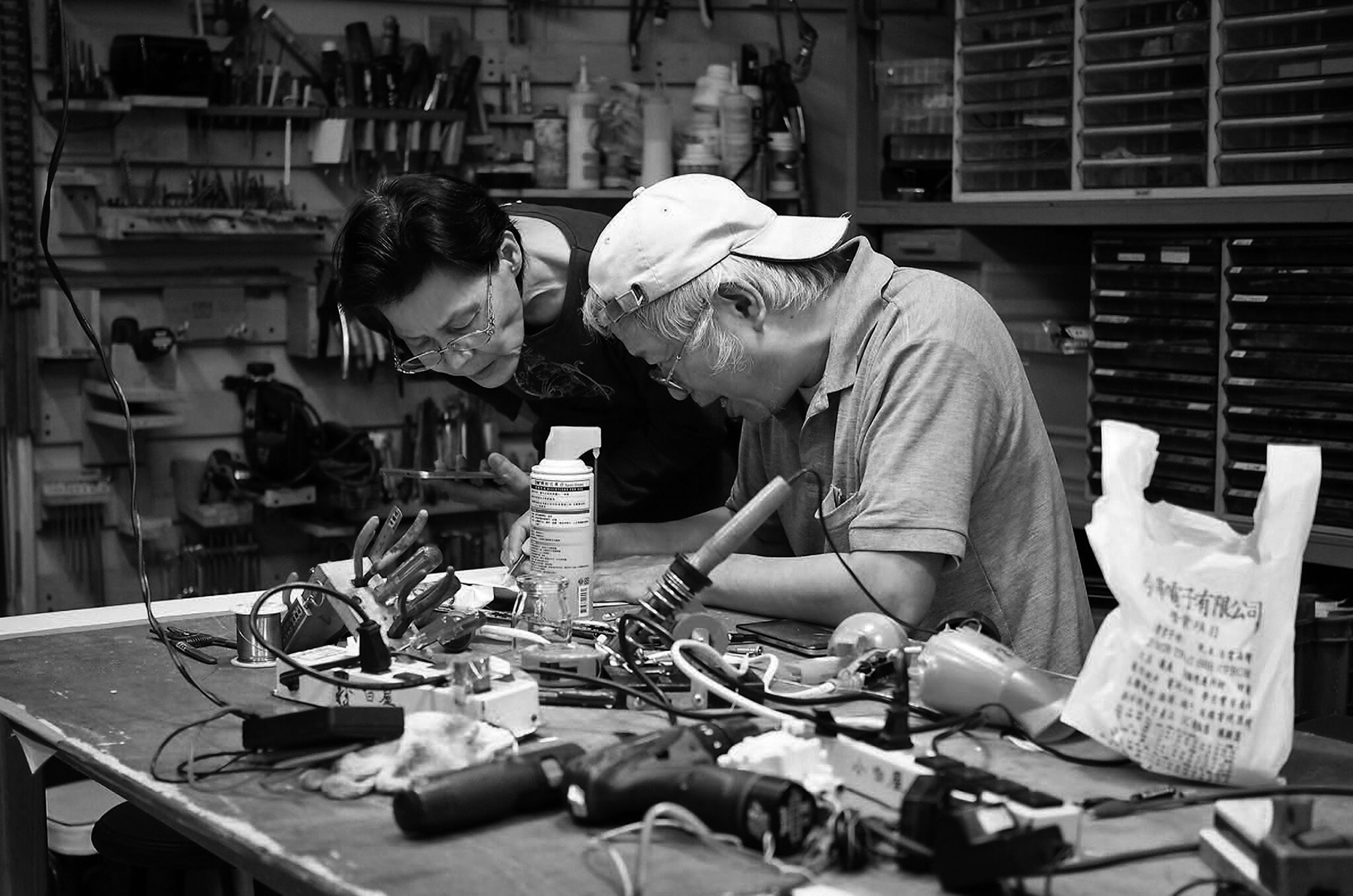 古道具を修理する古風小白屋が、ネットゼロ・ハウスプロジェクトの始まりとなった(写真提供:粉紅豹)