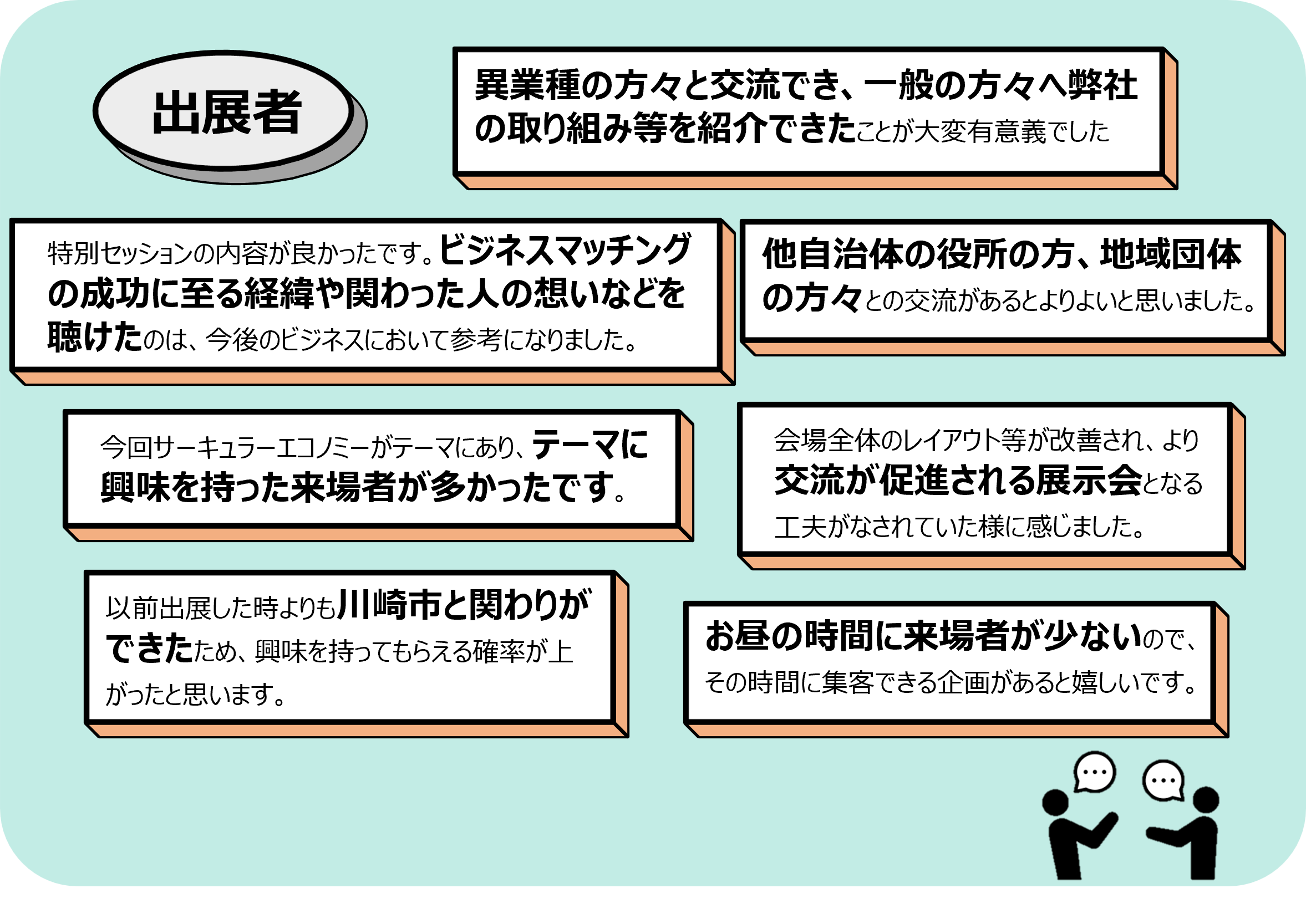 第18回川崎国際環境技術展 出展者・来場者の声