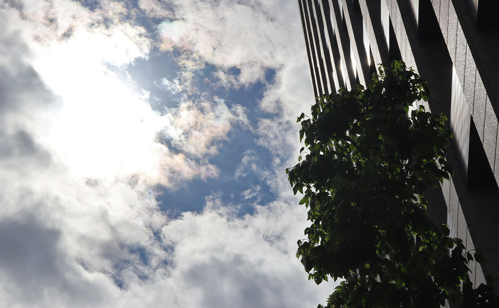 天気のよい空